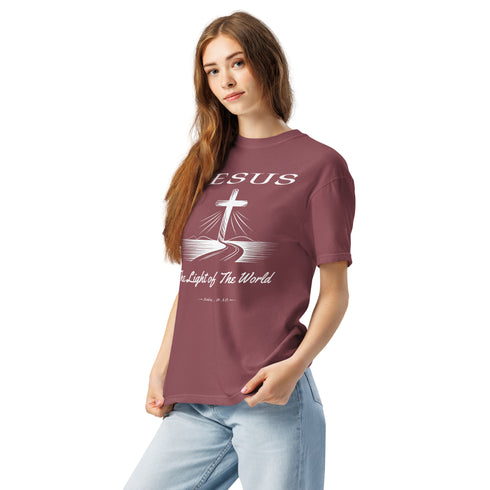 Jesus The Light of the World Christian Bible Verse T-Shirt